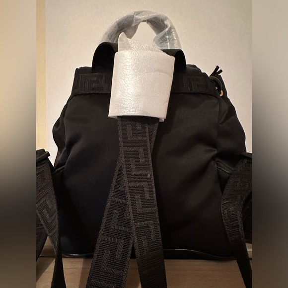 VERSACE Mini nylon drawstring backpack (NEW) - Picture 11 of 12